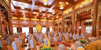Bình Dương: Khóa tu Chánh niệm cho chư Ni tại chùa Thiên Quang