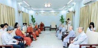 Đoàn Phật giáo Đài Loan Tăng Thân Phúc Trí thăm Học viện PGVN tại TP. HCM