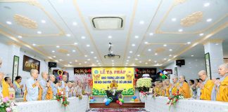 TP. HCM: LỄ TẠ PHÁP ĐẠO TRÀNG LIÊN HOA VÀ HỘI CHUYÊN TU CHÙA BỒ ĐỀ LAN NHÃ
