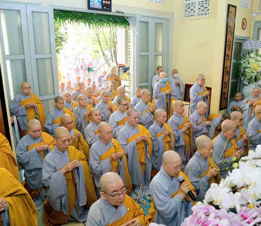 TP. HCM: PHÂN BAN NI GIỚI TW VÀ TP. HCM VIẾNG TANG CỐ NI TRƯỞNG THÍCH NỮ NHƯ NGỌC.