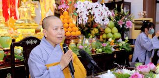 TP. HCM: NI SƯ THÍCH NHƯ LAN THUYẾT GIẢNG TẠI ĐẠO TRÀNG CHÙA BỒ ĐỀ LAN NHÃ