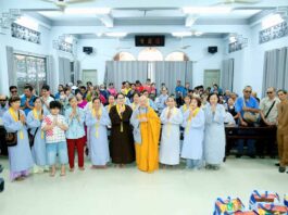 TP. HCM: NT. THÍCH TỪ NHẪN THUYẾT GIẢNG CHỦ ĐỀ: “HẠNH BỐ THÍ LỢI NGƯỜI VÀ MÌNH”