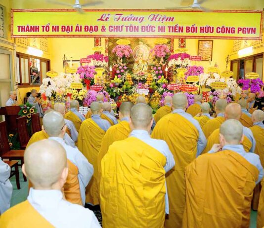 TP. HCM: VĂN PHÒNG PBNG TW – TỔ ĐÌNH TỪ NGHIÊM CỬ HÀNH LỄ TƯỞNG NIỆM ĐỨC THÁNH TỔ NI ĐẠI ÁI ĐẠO