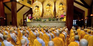 {ẢNH} LỄ BỐ TÁT ĐỊNH KỲ CHƯ NI CHÙA THANH TÂM