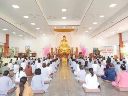 TP. HCM: TU VIỆN LONG HƯNG TỔ CHỨC KHÓA TU THIỀN LẦN THỨ 29