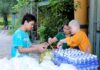 TP. HCM: CHÙA THANH TÂM VÀ NHÀ HÀNG CHAY HUỆ TÂM PHỤC VỤ 700 SUẤT ĂN CHAY MIỄN PHÍ ĐẾN NGƯỜI DÂN ĐỊA PHƯƠNG
