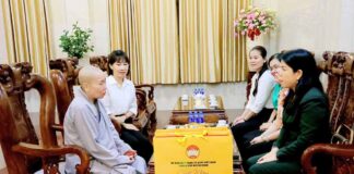 TP. HCM: LÃNH ĐẠO HỘI LIÊN HIỆP PHỤ NỮ THÀNH PHỐ CHÚC MỪNG PHẬT ĐẢN TẠI CHÙA THANH TÂM