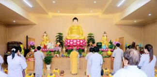 TP. HCM: ĐẠO TRÀNG PHÁP HOA – QUÁN THẾ ÂM TRÌ TỤNG CHÚ LĂNG NGHIÊM TẠI CHÙA PHỔ MINH