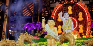 {ẢNH} TP. HCM: LỄ TẮM PHẬT NĂM 2026 TẠI CHÙA PHÁP VÕ XÃ NHÀ BÈ