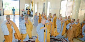 CHÙA PHỔ MINH XÃ HƯNG LONG TP. HCM CÚNG DƯỜNG TRƯỜNG HẠ NI TẠI HUYỆN BÌNH CHÁNH CŨ