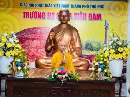 TP. HCM: THƯỢNG TỌA THÍCH THIỆN QUÝ THUYẾT GIẢNG TẠI TRƯỜNG HẠ CHÙA KIỀU ĐÀM
