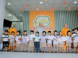 TP. HCM: NGÀY BÉ RA TRƯỜNG TẠI MẪU GIÁO SEN VÀNG XÃ BÌNH LỢI