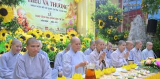 ĐÀ NẴNG: TỔ ĐÌNH BẢO QUANG SƯ NỮ KỈ NIỆM NGÀY BỒ TÁT QUAN THẾ ÂM THÀNH ĐẠO