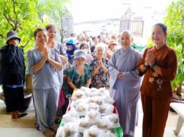 TP. HCM : CHÙA PHƯỚC VIÊN PHỤC VỤ 1.000 PHẦN CƠM CHAY TỪ THIỆN