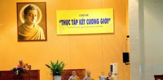 TP. HCM: ĐẠI ĐỨC THÍCH NGUYÊN HƯNG CHIA SẺ CHỦ ĐỀ “THỰC TẬP KẾT CƯƠNG GIỚI” TẠI HẠ TRƯỜNG CHÙA THANH TÂM