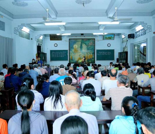 TP. HCM: CHÙA PHƯỚC VIÊN LẮNG ĐỌNG PHÁP THOẠI CHỦ ĐỀ “BỒ TÁT TÓC RỐI” TRONG MÙA VU LAN HIẾU ĐẠO
