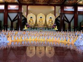 TP. HCM: 529 HÀNH GIẢ NI TỰ TỨ MÃN HẠ TẠI HẠ TRƯỜNG CHÙA THANH TÂM
