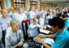 200 TĂNG NI SINH HỌC VIỆN PGVN TẠI TP. HCM VÀ PHẬT TỬ PHÁT TÂM HIẾN MÁU NHÂN ĐẠO