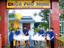 TP. HCM: CHÙA PHỔ MINH ẤM ÁP NHỮNG SUẤT ĂN CHAY MIỄN PHÍ VÀO NGÀY RẰM