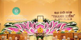 BAN KIẾN ĐÀN ĐẠI GIỚI ĐÀN THANH KIỂM THĂM GIỚI TRƯỜNG NI CHÙA THANH TÂM
