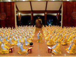 {ẢNH} LỄ BỐ TÁC ĐỊNH KỲ TẠI CHÙA THANH TÂM