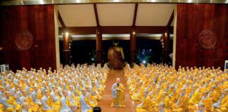 {ẢNH} LỄ BỐ TÁC ĐỊNH KỲ TẠI CHÙA THANH TÂM